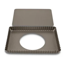Molde rectangular tartas y quiches 20x29cm