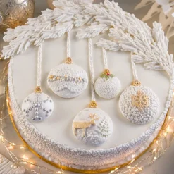 Molde Silicona Bolas de Navidad - Karen Davies