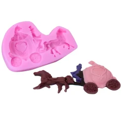 Molde Silicona 3D - Carroza Princesa