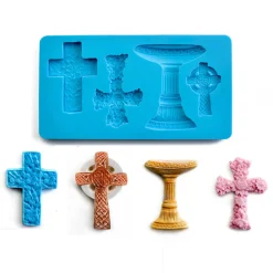 Molde silicona 3D Cruces