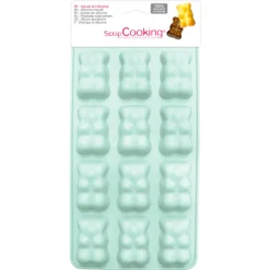 Molde Silicona 3D Ositos Teddy - Scrapcooking