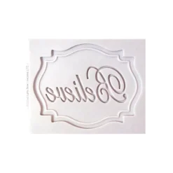 Molde Silicona Mini Placa Believe - Katy Sue