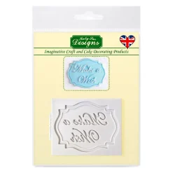Molde Silicona Mini Placa Make a Wish - Katy Sue