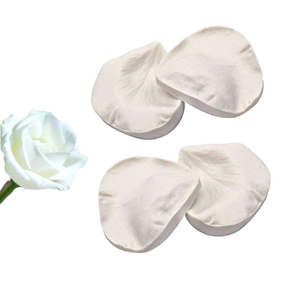 Molde Texturizador de Silicona - Pétalos de Lisianthus 4 ud