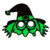 Máscara Bruja Verde