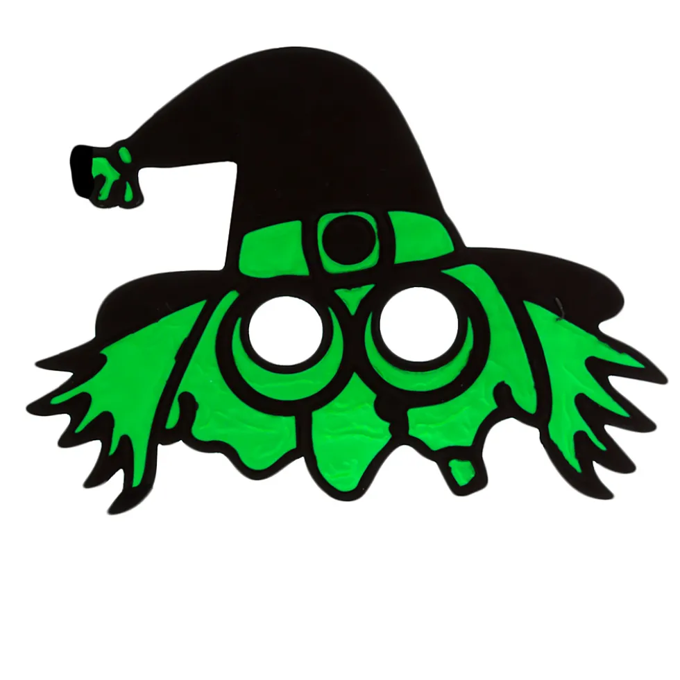 Máscara Bruja Verde