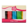 Multipack Fondant Colores Primarios 5 x 100 gr - Funcakes
