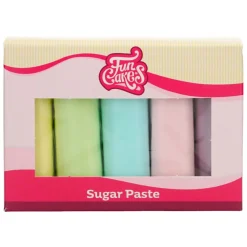 Multipack Fondant Tonos Pastel 5 x 100 gr - Funcakes