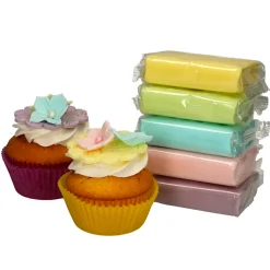 Multipack Fondant Tonos Pastel 5 x 100 gr - Funcakes
