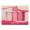 Multipack Fondant Tonos Rosas 5 x 100 gr - Funcakes