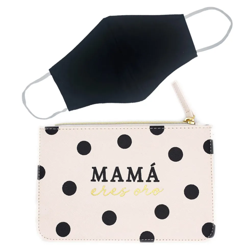 Neceser Guarda Mascarillas Mamá Eres Oro