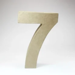 Número 7 de Cartón 17cm