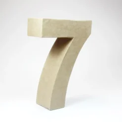 Número 7 de Cartón 17cm