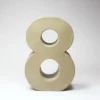 Número 8 de Cartón 17cm