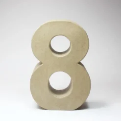 Número 8 de Cartón 17cm