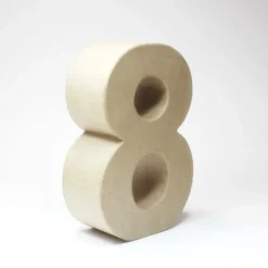 Número 8 de Cartón 17cm