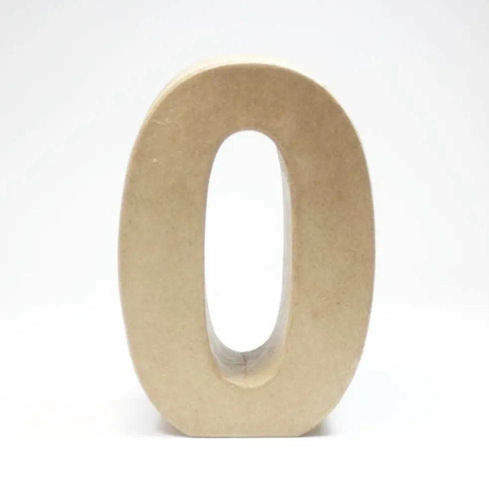 Número 0 de Cartón 17cm
