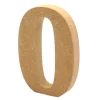 Número 0 de madera 12cm