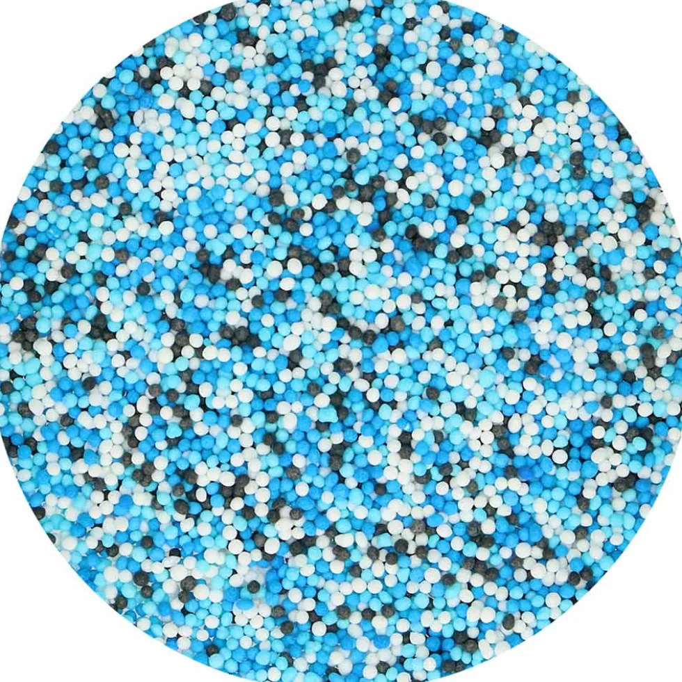 Nonpareils Azules, Blancos y Negros 80 gr Funcakes