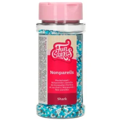 Nonpareils Azules, Blancos y Negros 80 gr Funcakes