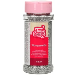 Nonpareils Plateados 80 gr Funcakes