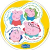 Oblea Peppa Pig Redonda 20,5 cm