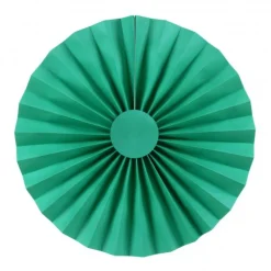 Pack de 2 abanicos color turquesa 25cm
