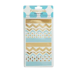 Pack de 30 Banderines para Pajitas Azul