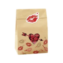 Pack de 6 bolsas para galletas y dulces San Valentín