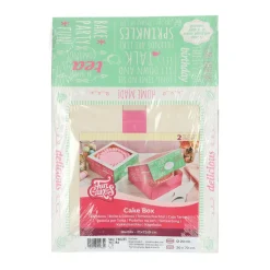 Pack de 2 Cajas para Tarta Bakery 21 x 21 cm x 9 cm