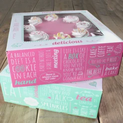 Pack de 2 Cajas para Tarta Bakery 31,5 cm x 31,5cm