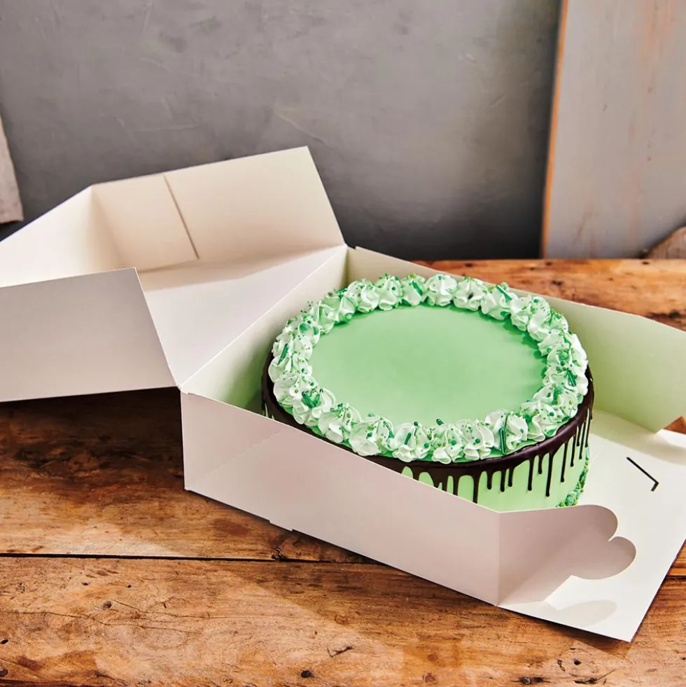 Pack de 2 Cajas para Tarta Blancas 32 x 32 cm
