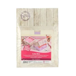 Pack de 2 Cajas para Tarta Home Made 21 x 21 cm x 9 cm