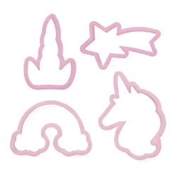 Pack de 4 Cortadores de Unicornio