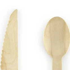 Pack de 18 Cubiertos de Madera Modelo Aloha