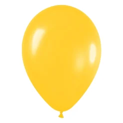 Pack de 50 globos amarillo metalizado