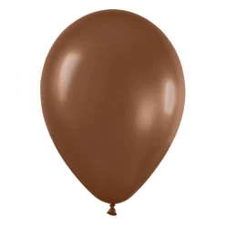 Pack de 50 globos chocolate mate