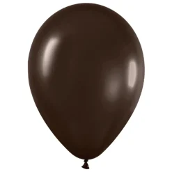 Pack de 100 Globos Chocolate Metalizado 12cm