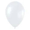 Pack de 50 Globos color Blanco Satinado 30 cm