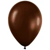 Pack de 100 globos color Chocolate 12 cm