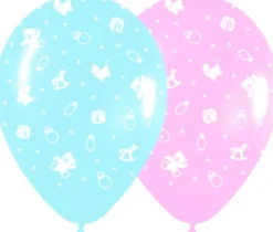 Pack de 10 globos Colores Pastel Bebé 13 cm