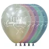Pack de 12 Globos Colores Surtidos Feliz Cumpleaños 30 cm