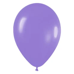 Pack de 100 globos color Lila Mate 12cm