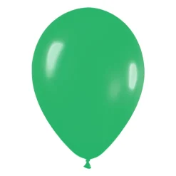 Pack de 100 Globos color Verde Jade Mate 12cm