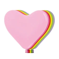 Pack de 12 Globos Corazón Surtidos 30 cm