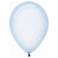Pack de 50 Globos Cristal Azul Pastel 30 cm