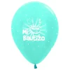Pack de 10 globos de bautizo azules