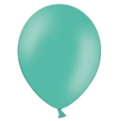 Pack de 10 Globos de Látex Aguamarina Pastel