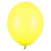 Pack de 10 Globos de Látex Amarillo Limón Pastel
