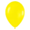 Pack de 50 Globos de látex amarillo mate